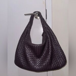Bottega Veneta Intrecciato Hobo Bag - Dark Brown - Large - Mint Condition